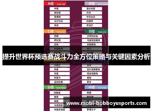 提升世界杯预选赛战斗力全方位策略与关键因素分析