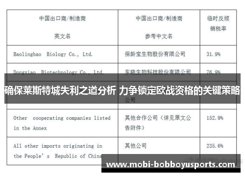 确保莱斯特城失利之道分析 力争锁定欧战资格的关键策略