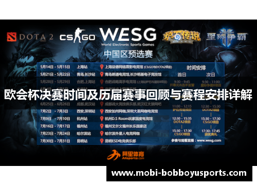 欧会杯决赛时间及历届赛事回顾与赛程安排详解
